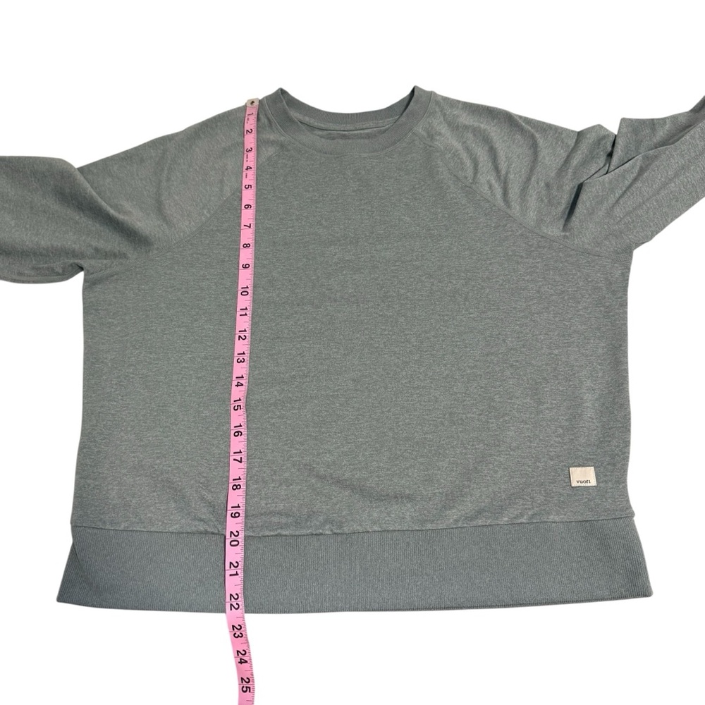 Vuori | Long Sleeve Halo Crew Blue Green Size S - Picture 12 of 12